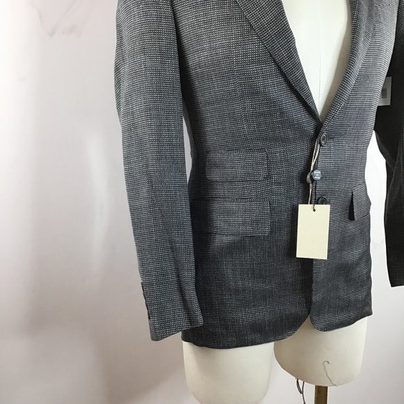 Thom Sweeney Steel Gray Two Button Suit SZ 46/US36 - Picture 3 of 11